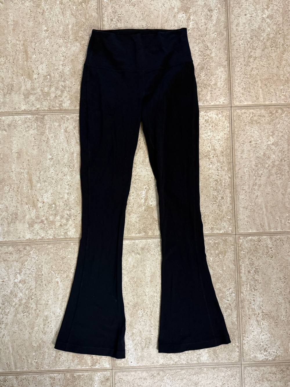 lululemon athletica Black Flared Bottom Leggings